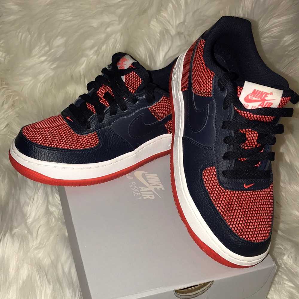 Air Force 1 Premium Crimson/Obsidian
